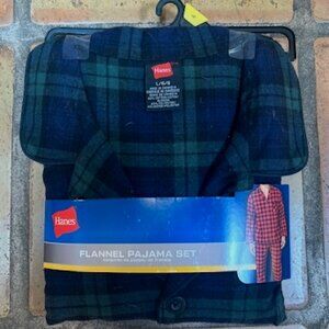Women's Large Flannel Pajama Set by Hanes